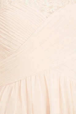 Nude Lace Sweetheart Maxi Dress -Princess Style Shop 00100023121 ZS