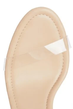 Nude Clear Thin Heeled Sandal -Princess Style Shop 00100028312 ZB