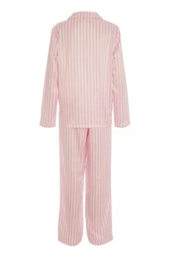 Pink Stripe Long Pyjama Set -Princess Style Shop 00100029323 ZB