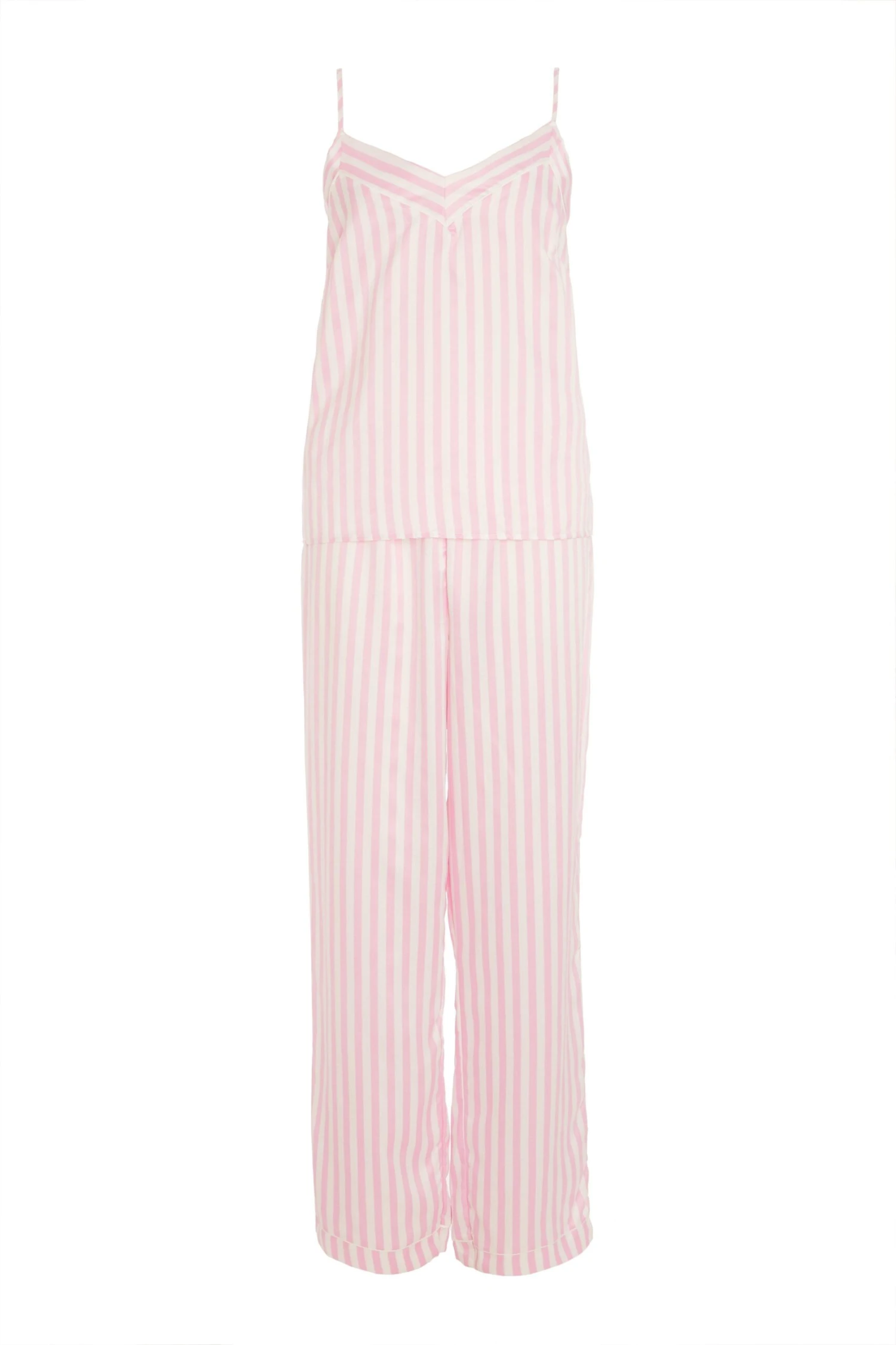 Pink Stripe Cami Pyjama Set 3 Pink Stripe Cami Pyjama Set