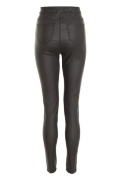 Black Faux Leather Skinny Trousers -Princess Style Shop 00100031330 ZB