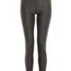 Black Faux Leather Skinny Trousers -Princess Style Shop 00100031330 ZM
