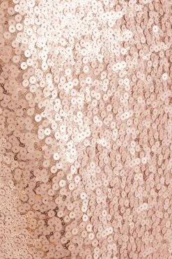 Pink Sequin Puff Sleeve Dress -Princess Style Shop 00100031896 ZS