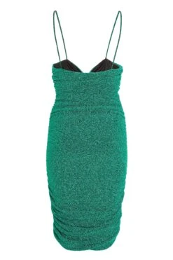 Green Glitter Bodycon Mini Dress -Princess Style Shop 00100032207 ZB