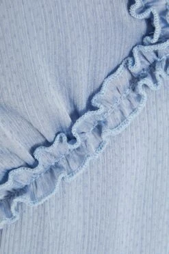 Blue Satin Smock Mini Dress -Princess Style Shop 00100032551 ZS