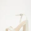 Bridal White Pearl Heeled Sandal -Princess Style Shop 00100032869 ZM