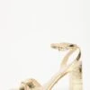 Gold Cross Strap Heeled Sandals -Princess Style Shop 00100032944 ZM