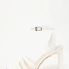 White Strappy Heeled Sandals 1 White Strappy Heeled Sandals -Princess Style Shop 00100032964 ZM