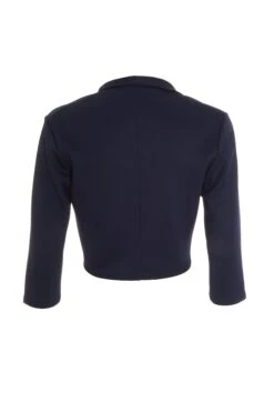 Navy Crop Jacket -Princess Style Shop 00100033478 ZB