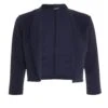 Navy Crop Jacket -Princess Style Shop 00100033478 ZM