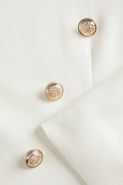 Cream Tailored Blazer -Princess Style Shop 00100034074 ZS