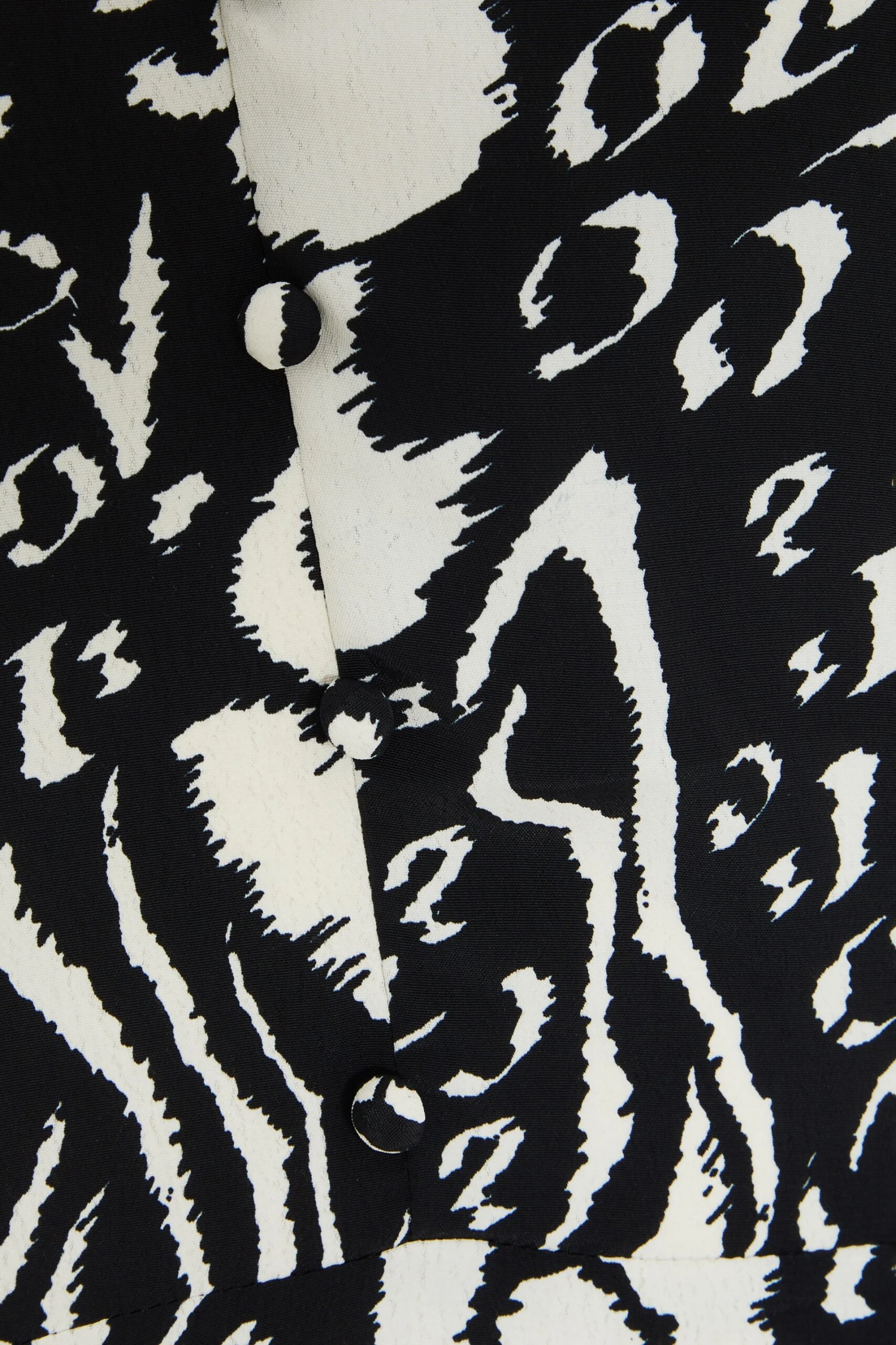 Black Animal Print Midi Dress 8 Black Animal Print Midi Dress - Image 6