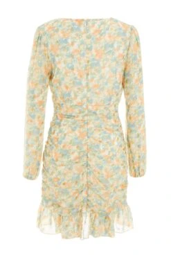 Multicoloured Floral Bodycon Mini Dress -Princess Style Shop 00100035162 ZB