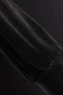 Black Light Knit Bodycon Mini Dress -Princess Style Shop 00100035258 ZS