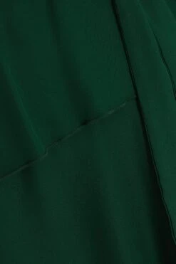 Green Chiffon Wrap Maxi Dress -Princess Style Shop 00100035677 ZS