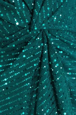 Teal Sequin Batwing Top -Princess Style Shop 00100035804 ZS