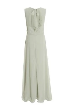 Sage Chiffon Backless Maxi Dress -Princess Style Shop 00100036146 ZB