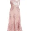 Pink Embroidered Dip Hem Dress -Princess Style Shop 00100036181 ZM