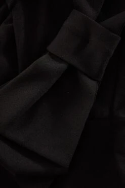 Black One Shoulder Bow Midi Dress 13 Black One Shoulder Bow Midi Dress -Princess Style Shop 00100036300 ZS