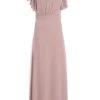 Pink Chiffon Frill Sleeve Maxi Dress -Princess Style Shop 00100036349 ZM