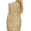 Gold Sequin Bow Bodycon Mini Dress -Princess Style Shop 00100036354 ZM