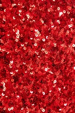 Red Sequin Bow Bodycon Mini Dress -Princess Style Shop 00100036356 ZS