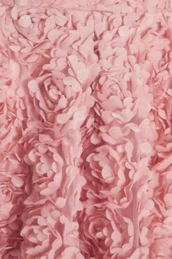 Pink Chiffon Floral Mini Dress -Princess Style Shop 00100036452 ZS