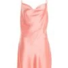 Pink Satin Slip Mini Dress -Princess Style Shop 00100036491 ZM