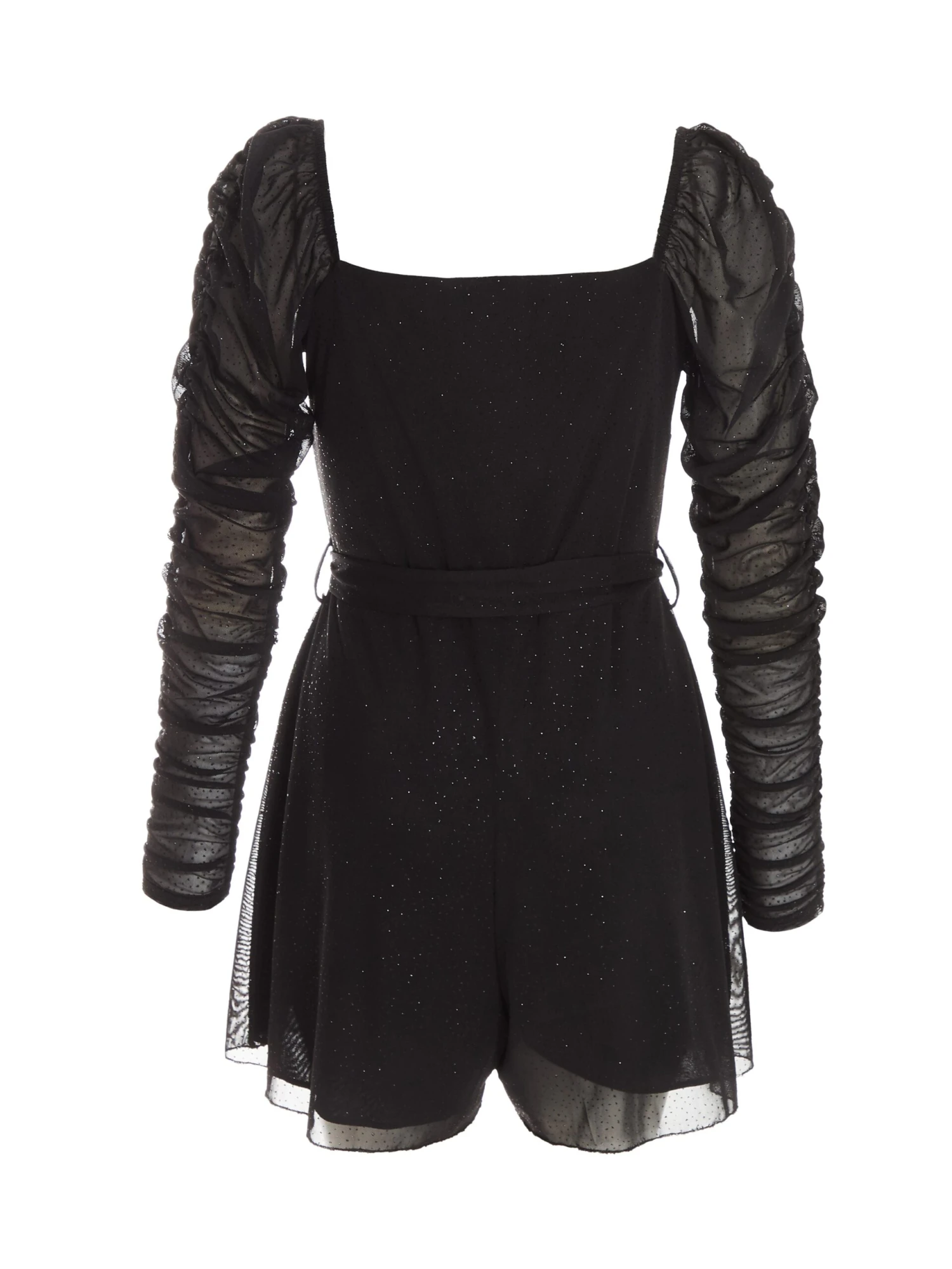 Black Glitter Mesh Playsuit 7 Black Glitter Mesh Playsuit - Image 5