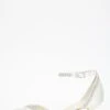 Bridal Ivory Satin Diamante Trim Low Court Heels 2 Bridal Ivory Satin Diamante Trim Low Court Heels -Princess Style Shop 00100036735 ZM