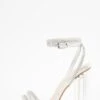 Silver Diamante Clear Heeled Sandals