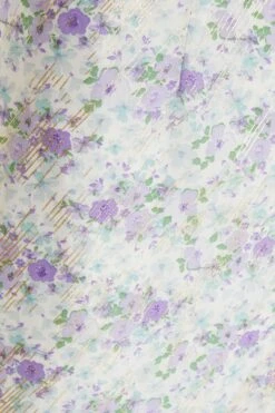 White Floral Cold Shoulder Wrap Midi Dress 13 White Floral Cold Shoulder Wrap Midi Dress -Princess Style Shop 00100036831 ZS