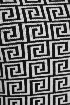 White Geometric Mini Jumper Dress -Princess Style Shop 00100036855 ZS