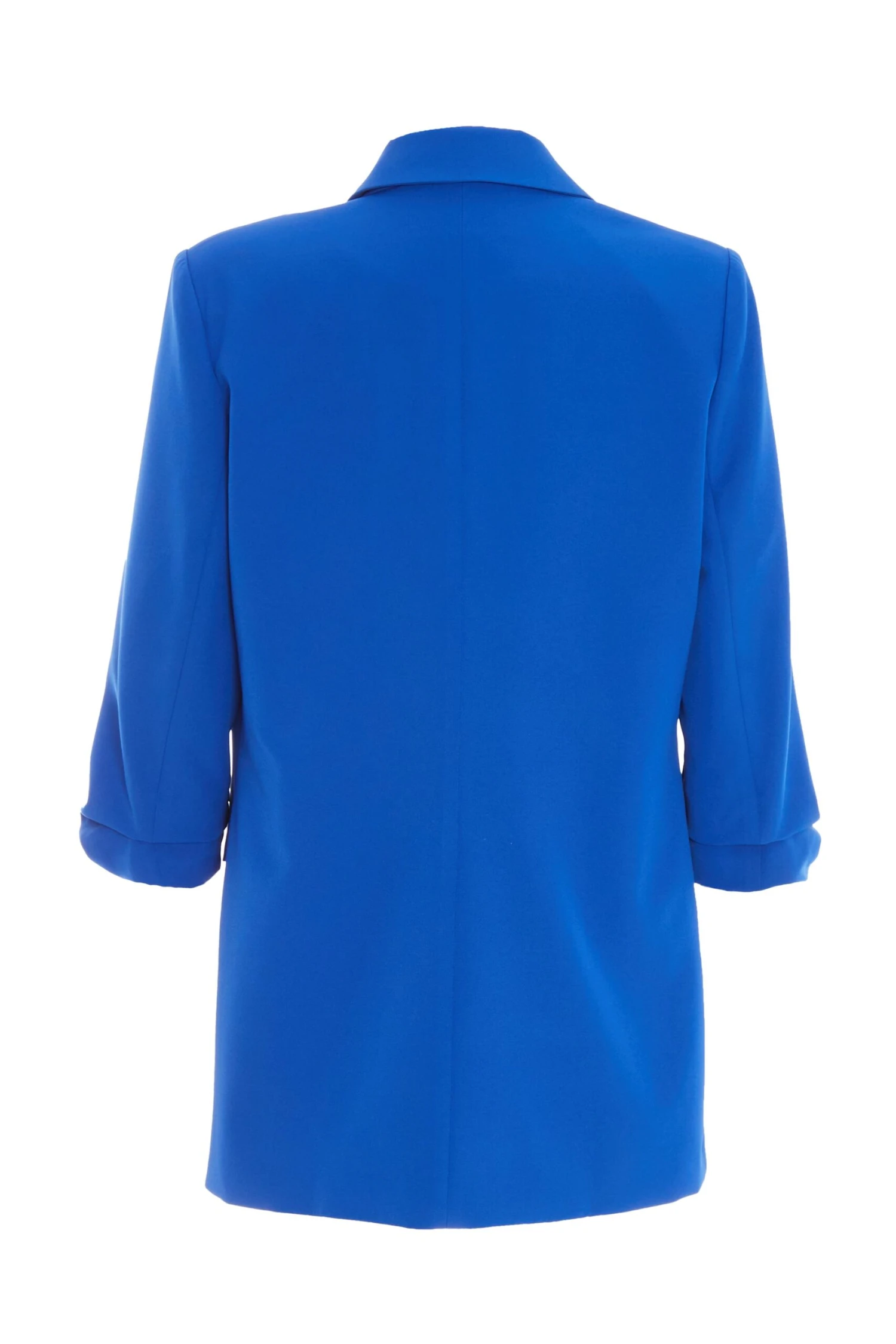 Royal Blue Ruched Tailored Blazer 7 Royal Blue Ruched Tailored Blazer - Image 5