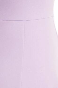 Lilac Halter Neck Diamante Maxi Dress -Princess Style Shop 00100036944 ZS