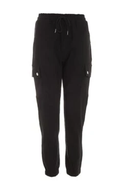 Black Tie Cargo Trousers