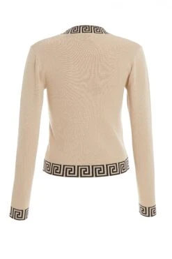 Stone Geometric Knitted Jumper -Princess Style Shop 00100037056 ZB