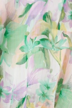 Multicoloured Tropical Print Midaxi Dress -Princess Style Shop 00100037130 ZS