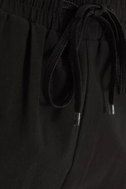 Black Tie Waist Cargo Trousers -Princess Style Shop 00100037189 ZS