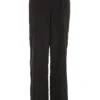 Black Cargo Palazzo Trousers -Princess Style Shop 00100037220 ZM