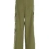 Khaki Cargo Palazzo Trousers -Princess Style Shop 00100037222 ZM