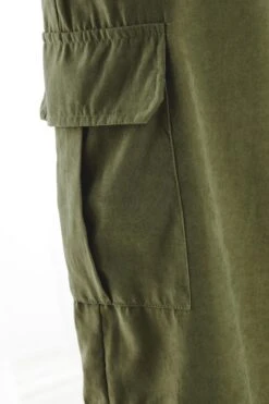 Khaki Cargo Palazzo Trousers -Princess Style Shop 00100037222 ZS