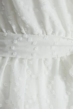 Cream Chiffon Lace Peplum Top -Princess Style Shop 00100037228 ZS