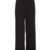 Black Button Palazzo Trousers