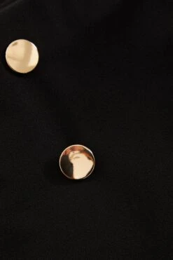 Black Button Palazzo Trousers -Princess Style Shop 00100037329 ZS