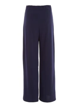 Navy Buckle Palazzo Trousers -Princess Style Shop 00100037377 ZB