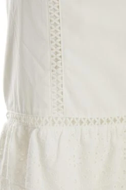 White Crochet Trim Mini Skirt -Princess Style Shop 00100037459 ZS
