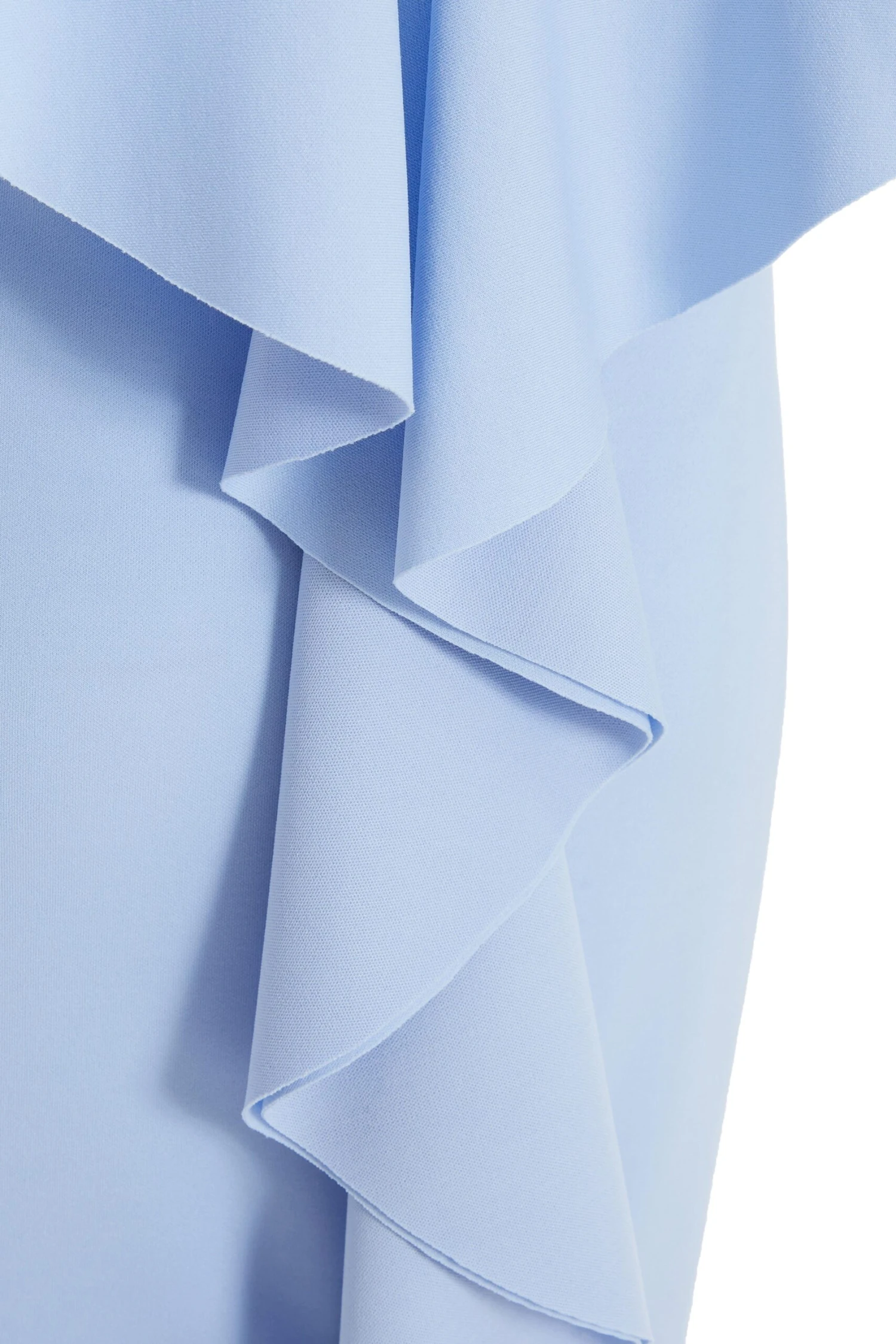 Light Blue Frill Bodycon Midi Dress 8 Light Blue Frill Bodycon Midi Dress - Image 6