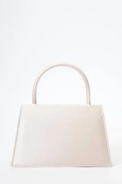 Champagne Satin Diamante Bow Mini Tote Bag -Princess Style Shop 00100037507 ZB