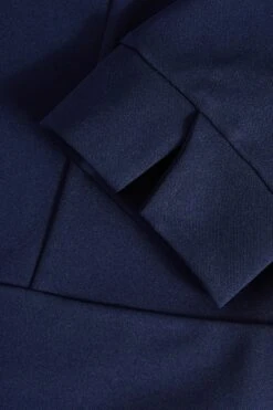 Navy Split Sleeve Crop Jacket -Princess Style Shop 00100037564 ZS